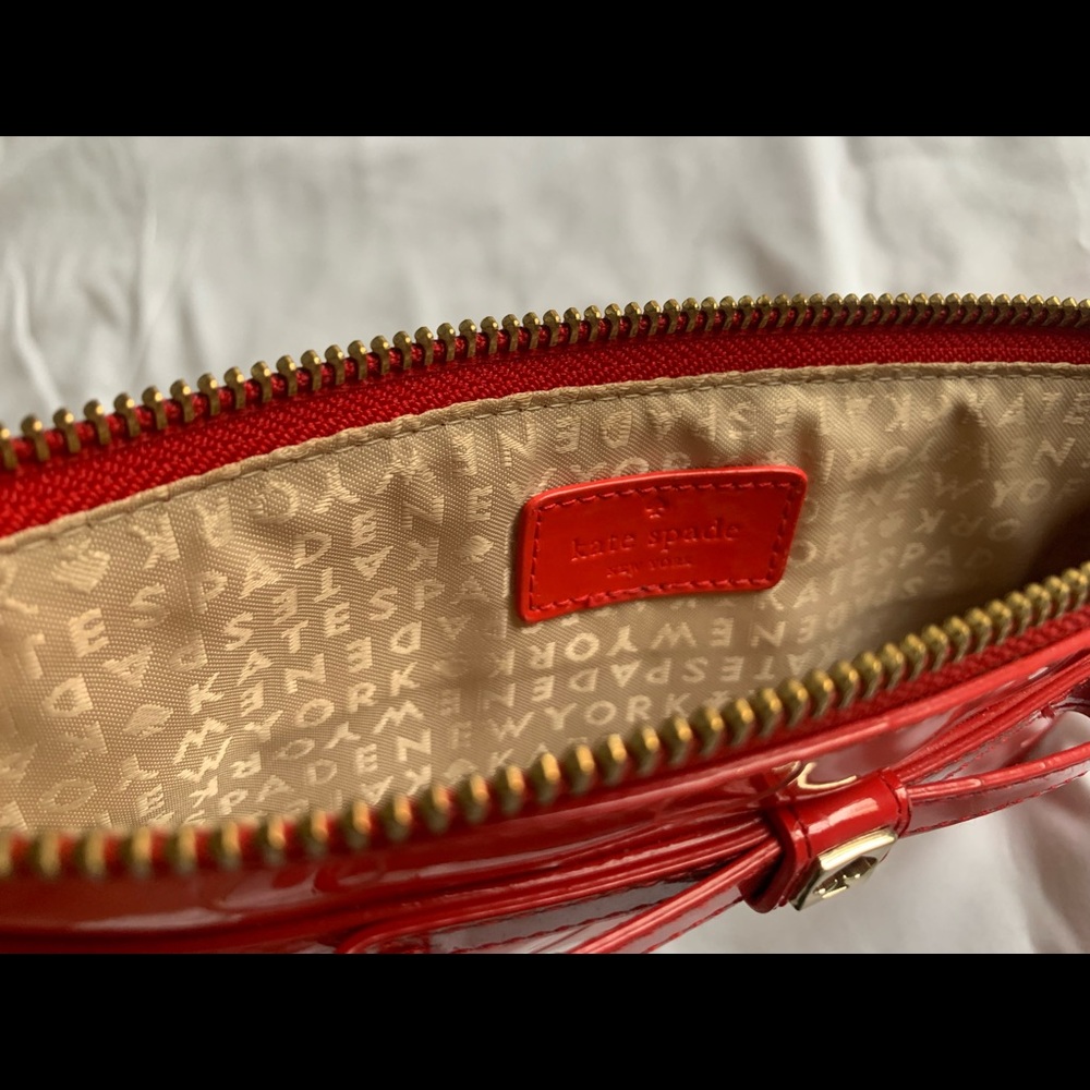 Kate Spade Red Wristlet - Picture 3 of 7